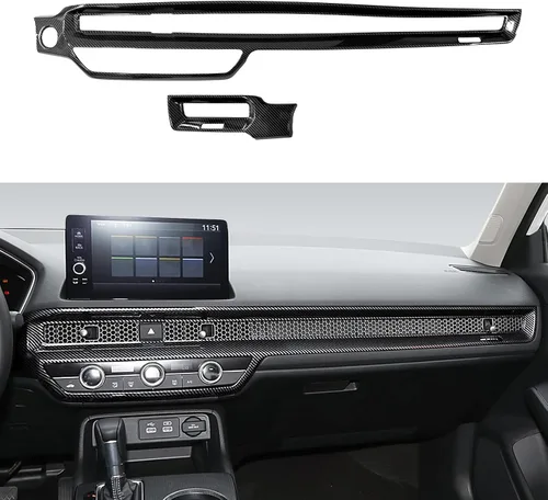 Vista 28 de Calcomanías para cubierta de ventilación de salida de aire de automóvil para Honda Civic 2022-2026, accesorios de 11ª generación, calcomanías