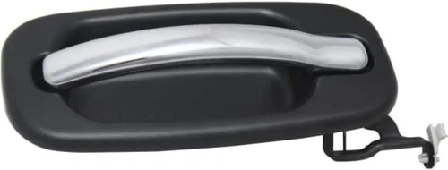 Vista 6 de Manija de puerta exterior para Cadillac Escalade EXT 2002-2006 Palanca cromada del lado del pasajero trasero carcasa negra GM1521142 15745140