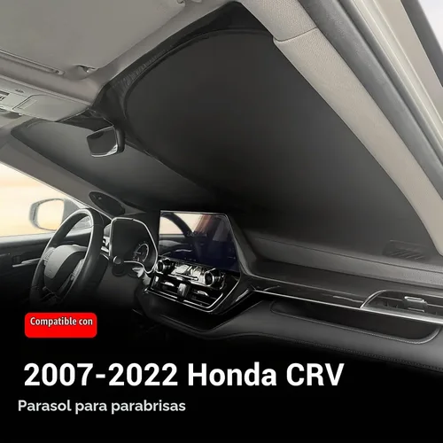 Vista 4 de Parasol mejorado para parabrisas Honda 2007-2022 CRV, accesorios plegables, parasol plegable, protección contra rayos UV
