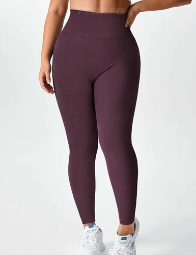 Vista 3 de YEOREO - Leggings de entrenamiento sin costuras para mujer mallas que levantan los glúteos pantalones para el gimnasio y para hacer yoga