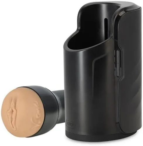 Vista 2 de KIIROO Feel Victoria Interactive Stroker & Keon Masturbador Masculino Recargable Automático Combo Set Negro