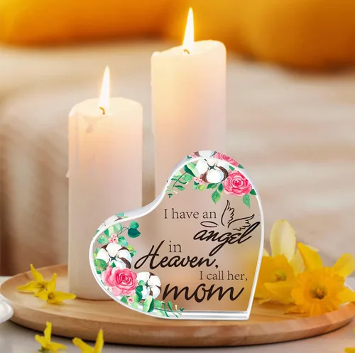 Vista 6 de SICOHOME Regalo conmemorativo para la pérdida de la madre, regalos de condolencia por pérdida de la madre duelo funeral en memoria de un ser