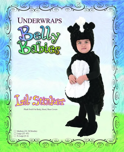 Vista 3 de UNDERWRAPS Little Stinker - Disfraz de mofeta para bebé