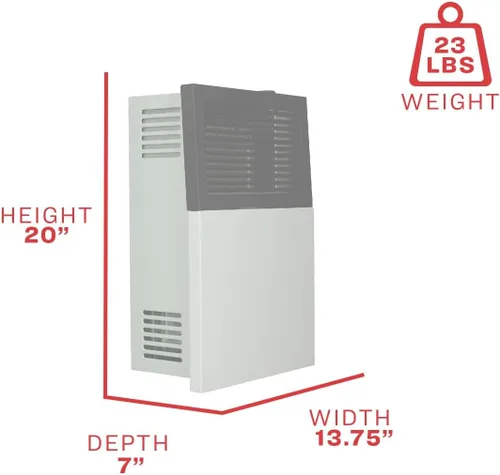 Vista 8 de Ashley Hearth DVAG8N - Calentador de pared de gas natural con ventilación directa