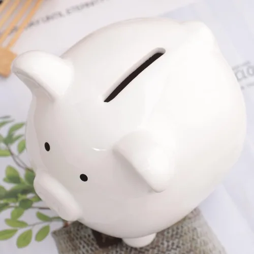 Vista 4 de Hucha de ahorro de dinero de dibujos animados de ahorro de dinero olla de dinero