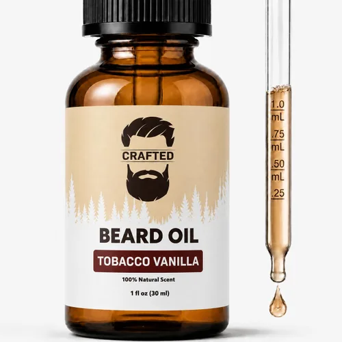 Vista 11 de Aceite para barba de Crafted Beards – Acondicionador de aceite para barba – Deja tu barba sintiéndose increíble – Todos los ingredientes naturales