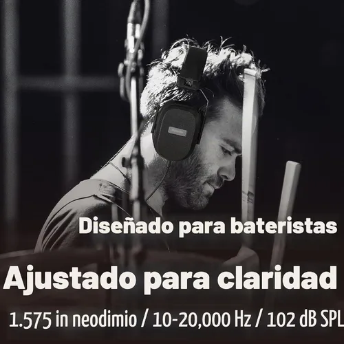 Vista 2 de Superlux HD667 Drummer Auriculares de aislamiento, controladores de 1.575