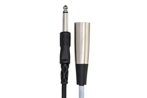 Vista 3 de Hosa PXM-103 Cable de interconexión desequilibrado - 1/4 pulgadas TS macho a XLR macho - 3 pies