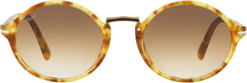 Vista 3 de Persol Man Sunglasses Yellow Tortoise Frame Brown Gradient Lenses 53MM