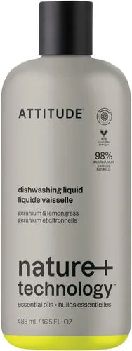 Vista 28 de ATTITUDE Jabón para Platos, Verificado por EWG, Líquido para Lavar Platos a Base de Plantas y Vegano, De Origen Natural, Aroma a Ralladura