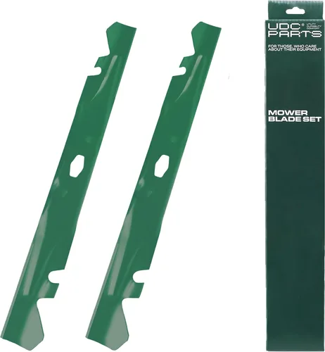 Vista 55 de UDC Parts 103-6401 Hojas de cortadora para Exmark de 48 pulgadas 103-6401-S 103-6381-S 103-6381 103-6391-S 103-6391 103-6396 103-6396-S Lazer Z Turf