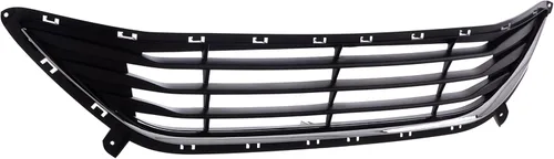 Vista 4 de Perfit Liner Parrilla Parachoques Delantero Nuevo Centro Inferior Con Cromo Moldeo Inserto Compatible Con Elantra 2011 2012 2013 Sedan