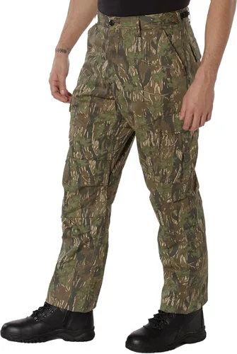 Vista 34 de Rothco: pantalones tácticos BDU – Pantalones cargo resistentes para senderismo al aire libre, EDC, uniforme de trabajo Uniforme de combate