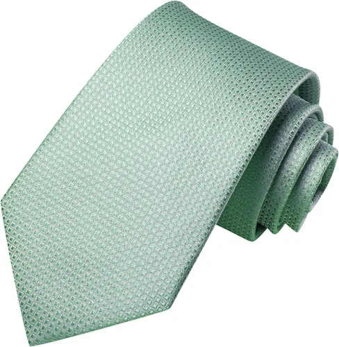 Vista 152 de Hi-Tie Corbata clásica de cachemira para hombre con pañuelo y gemelos a cuadros