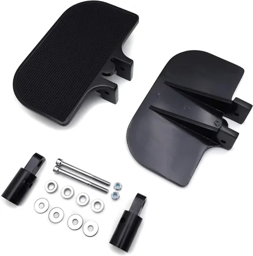 Vista 7 de HK MOTO HongK- Motocicleta Pasajero Mini Floorboards Pasapiés Traseros Soportes de Reposapiés Compatible con H-D Dyna Fat Bob Low Rider Street Bob