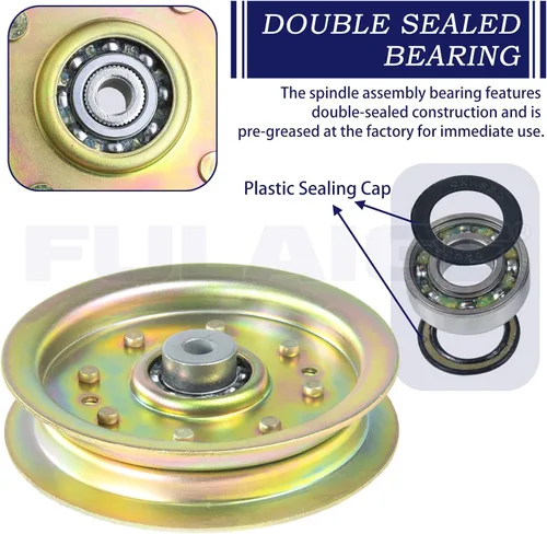 Vista 6 de 756-04129B El kit de polea tensora reemplaza a Cub Cadet 756 04129, 753-08171 MTD 753 08171, 753-08068, 753-08068A, 75604129B, Cub Cadet 756-04129B