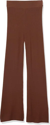 Vista 6 de The Drop Pantalón tipo suéter Ellison Rib Flare Leg para mujer