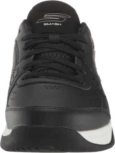 Vista 2 de Skechers Viper Court Smash-Athletic - Zapatos deportivos de pickleball para interiores y exteriores Tenis de ajuste relajado, NegroBlanco