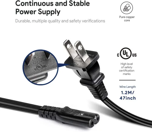 Vista 4 de [Listado UL] HKY Adaptador de repuesto Dymo DC 24V adaptador de alimentación Cable de alimentación para 4XL 5XL 310 315 320 330 400 450 450SE 550