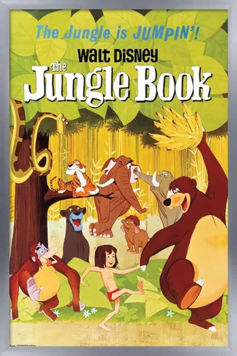 Vista 8 de Trends International Disney The Jungle Book - Póster de pared de una hoja, 24 x 36 pulgadas, versión enmarcada en negro