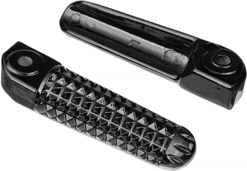 Vista 4 de Reposapiés delantero y trasero de motocicleta para Yamaha YZF R1 '98-2019, R6 '03-2020 (delantero+trasero, negro)