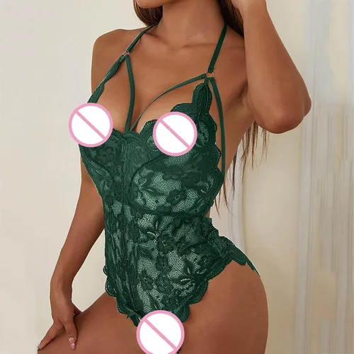 Vista 8 de Sexy Corset Lingerie for Women Exotic See Through Teddy Babydoll Pajama Womens Bodysuit Nightwear for Sex Naughty Play