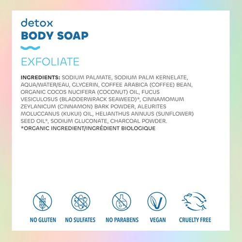 Vista 3 de Barra de jabón desintoxicante anticelulitis The Seaweed Bath Co.
