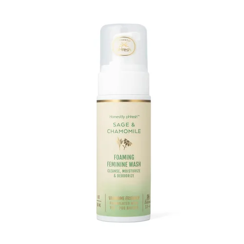 Vista 10 de Honestly pHresh Jabón femenino espumoso para mujeres, limpiador íntimo natural equilibrado con pH con prebióticos y probióticos. Vegano, seguro