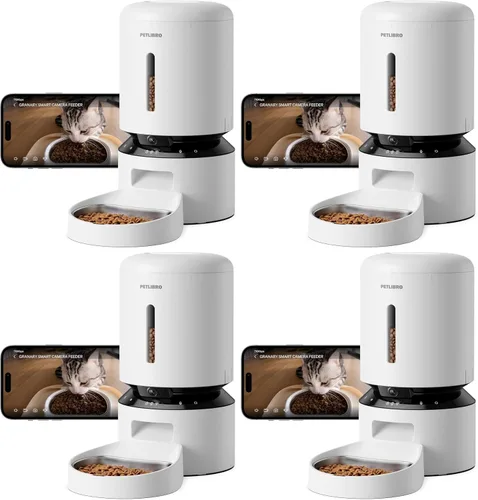 Vista 9 de PETLIBRO Comedero automático para gatos – Dispensador programable de alimentos para mascotas de 3 litros con almacenamiento hermético, control