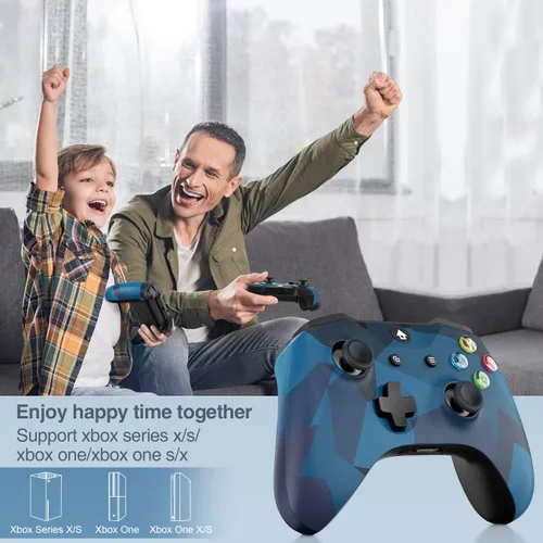 Vista 7 de Controlador inalámbrico para Xbox One, Xbox Series X&S, Xbox One X&S, consola de PC con ventana, gamepads inalámbricos Xbox con conector