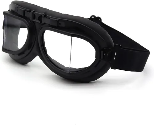 Vista 3 de kucehiup Gafas de aviador vintage para motocicleta