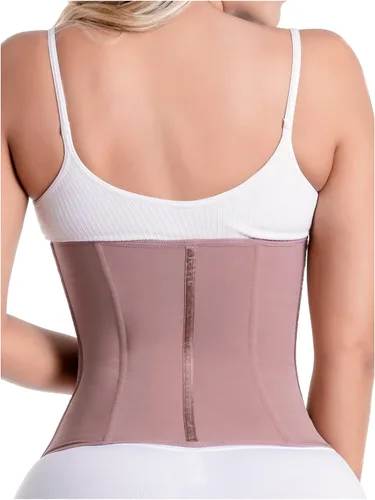 Vista 2 de Sonryse 023ZL Fajas Colombianas Reductoras y Moldeadoras Busto Abierto Control de Abdomina Compresión Cintura Cincher Mujer