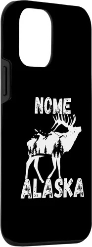 Vista 3 de Funda de recuerdo para iPhone 12 Mini Retro Nome AK Alaska City Apparel Souvenir