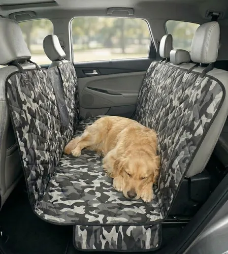 Vista 11 de 4Knines Hamaca de suelo para perros para camiones de cabina tripulada, lado Negro
