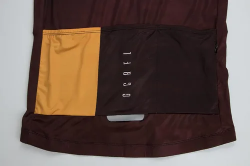 Vista 6 de GCRFL Camiseta de ciclismo para hombre, manga larga, camiseta de ciclismo de carretera, bolsillo con cremallera, ligera, ajuste profesional UPF 50+
