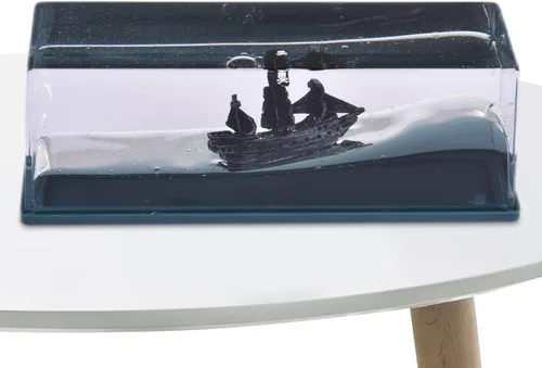 Vista 7 de Botella fluida de deriva de barco de crucero, 1/2 piezas de barco acrílico insundable en caja, juguetes modelo de crucero Titanic, adorno flotante