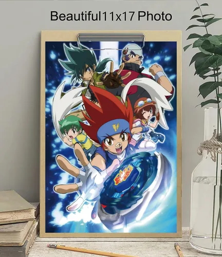 Vista 3 de Christ-EZ Anime Cartoons Beyblade Metal Fusion Cool Wall Decor Art Print Poster para la estética de la habitación - Póster mate sin marco regalo