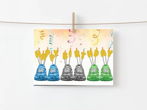 Vista 6 de Happy Birthday Runner Tarjeta para un corredor Feliz carrera