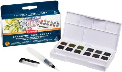 Vista 11 de Derwent Pintura Metálica - Paleta de 12 tonos
