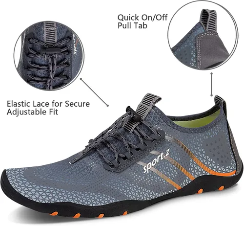 Vista 3 de WateLves - Zapatos de agua para hombres y mujeres, con sensación de estar descalzo, para natación, playa, piscina, surfear, hacer yoga o ejercicio