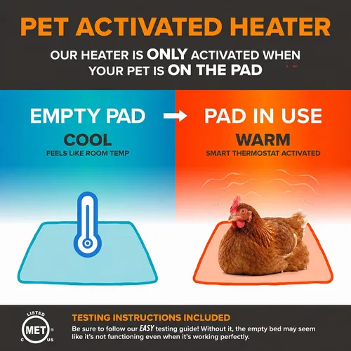 Vista 13 de K&H Pet Products Thermo-Peep tapete térmico, no aplica, Bronceado