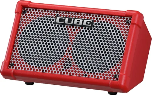 Vista 8 de Roland Cube Street II Amplificador estéreo portátil alimentado por batería Ideal para artistas callejeros Soporta micrófonos, instrumentos