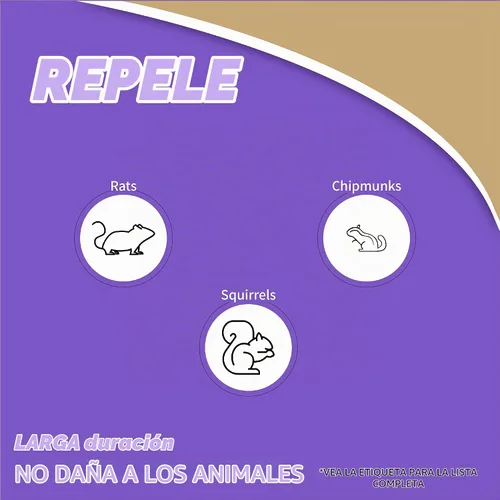 Vista 3 de Bonide Repelente de roedores Magic Rat, gránulos listos para usar de 5