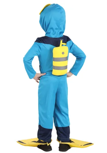 Vista 2 de Disfraz de Buceador para Niños Pequeños Multicolor