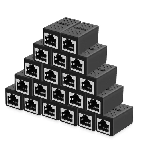 Vista 11 de Y.D.F Acoplador RJ45 impermeable IP68, acoplador Ethernet de cobre puro blindado, acoplador Gigabit IP68 impermeable Ethernet al aire libre conector