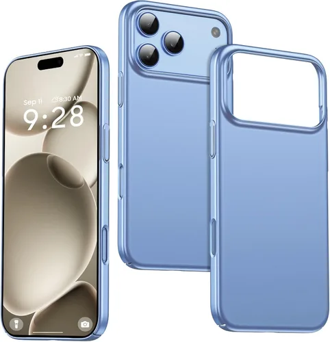 Vista 41 de GRECAZO Funda delgada para iPhone 16 Pro Max, ultra fina, color negro