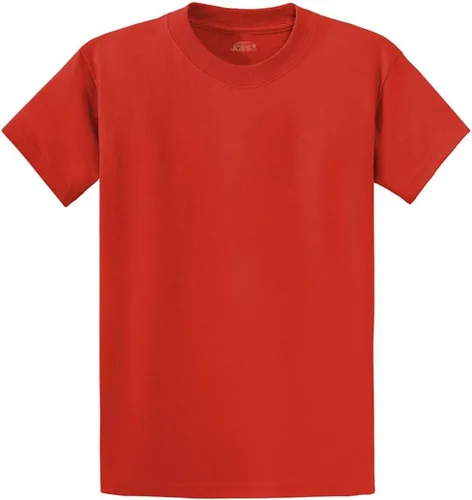 Vista 5 de Joe's USA Playeras pesadas de 6.1 onzas, 100% algodón para hombres en tallas regular, grande y alta Negro azabache