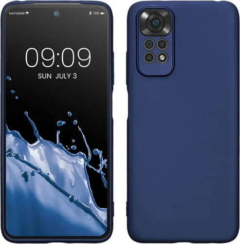 Vista 127 de kwmobile Funda compatible con Xiaomi Redmi Note 9S / 9 Pro / 9 Pro Max - Funda protectora de silicona TPU suave y delgada - Negro mate