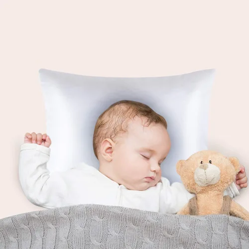 Vista 4 de FLXXIE Paquete de 2 fundas de almohada de satén con cremallera para niños pequeños, 13 x 18 pulgadas, lujosas y sedosas, suaves, de viaje, para Negro