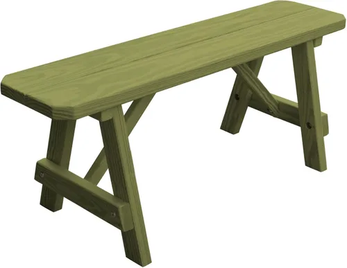 Vista 94 de Furniture Barn USA Pine - Banco tradicional de 2 pies, color negro